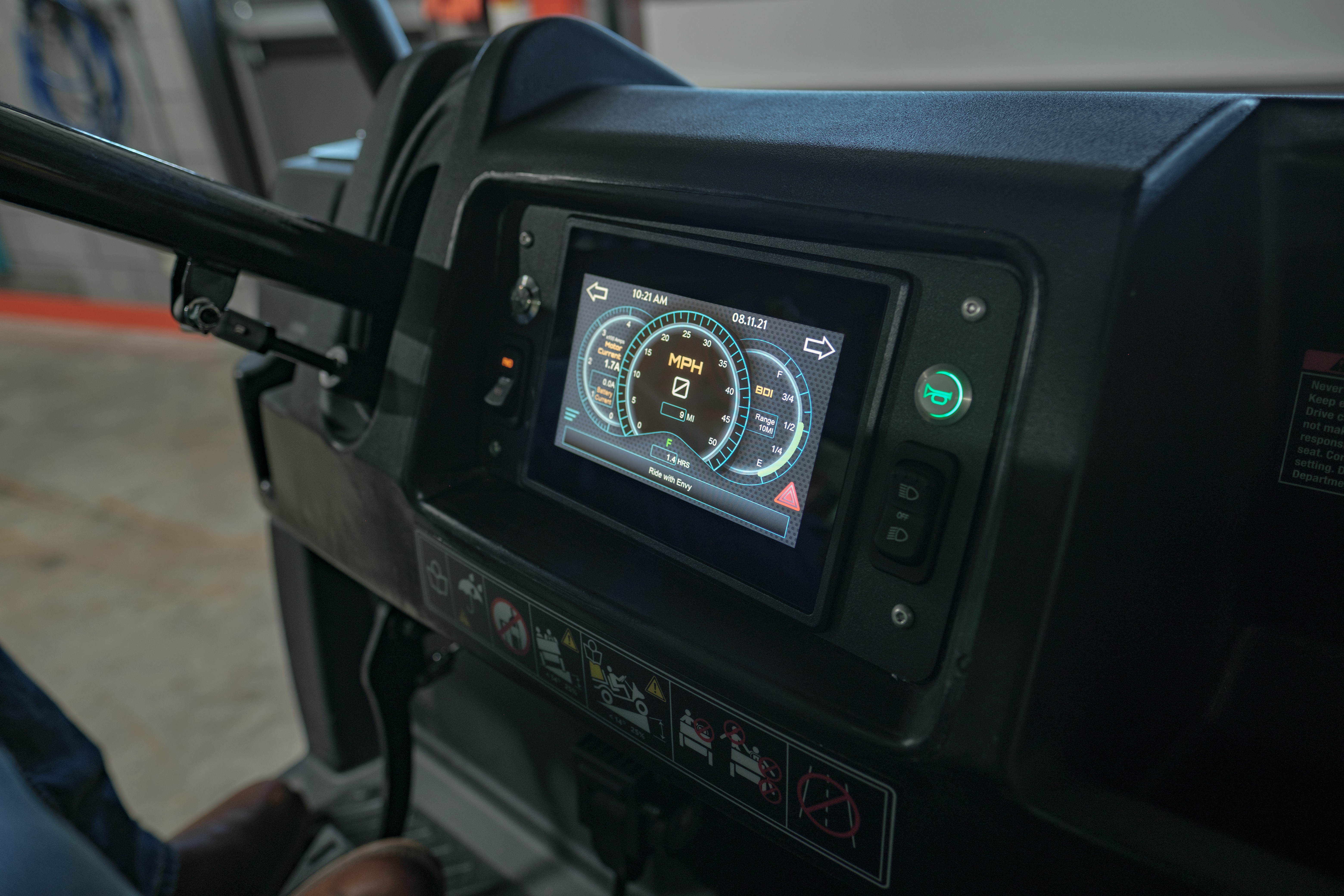 Delta Systems’ 7-inch touchscreen dashboard display offers affordable convenience and durability to UTV and PTV manufacturers.